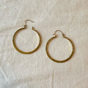 Vintage Gold Hoop Earrings